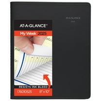 AT-A-GLANCE QuickNotes 2025 Weekly Monthly Appointment Book Planner Black Large