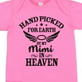 thumbnail image 4 of Inktastic Handpicked for Earth by My Mimi in Heaven with Angel Wings Boys or Girls Baby Bodysuit, 4 of 5