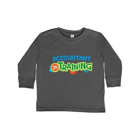 

Inktastic Accountant in Training Accounting Gift Toddler Boy or Toddler Girl Long Sleeve T-Shirt
