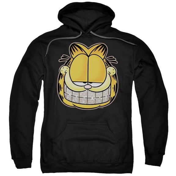 Garfield Nice Grill Adult Pullover Hoodie Sweatshirt Black
