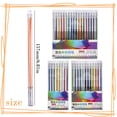 thumbnail image 3 of Glitter Gel Pens Set, Ink Glitter Gel Pen 8 Colored Gel Pens for Adult Coloring Books Craft Doodlin, Art and Fine lines, 3 of 9