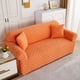 thumbnail image 4 of Funda de sofá súper elástica para silla, funda de sofá suave antideslizante de licra, protector de muebles lavable (sofá, naranja amarillo tres personas), 4 of 5