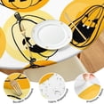 thumbnail image 4 of Halloween Themed Elastic Hem Round Table Cover - 44 Inch Fitted Tablecloth for Kitchen Dining Party, Durable Polyester, 4 of 6