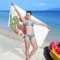 thumbnail image 6 of Coolnut Beach Towels Strawberry Camping Towels Fruit Sand Free Beach Towel, 30"x60" Large Beach Towels Quick Dry Bath Travel Towels Pool Yoga Beach Mat for Men Women, 6 of 6