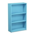 thumbnail image 3 of Furinno JAYA Simple Home 3-Tier Adjustable Shelf Bookcase, Light Blue, 3 of 7