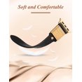 thumbnail image 3 of Wearlizer Leather Watch Band Compatible with Apple Watch Bands 38/40/41/42/44/45/46/49mm Women Metal Ring Loop Strap for Iwatch Series 11/10/9/8/7/6/5/4/3/SE/Ultra, 3 of 6