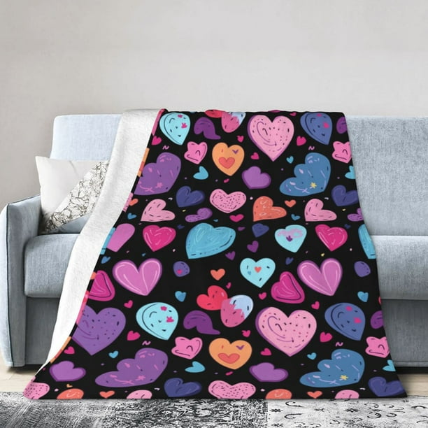 Valentine throw blanket sale