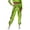 Green, variant on Womens Pants Casual Patent Leather Trousers Loose Fit Daily Pants With Pockets Casual Solid Color Cuffed Sports Sweatpants