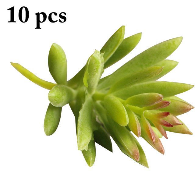 10PCS Artificial Succulents Decorative Mini Lifelike Simulated Plants Home Decor