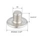thumbnail image 3 of Tornillos de máquina Unique Bargains, tornillo Phillips M5x6mm, acero inoxidable 304, sujetadores tornillos 20Pcs, 3 of 3