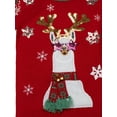 thumbnail image 3 of Jollidays Family Llama Motif Pullover Christmas Sweater for Girls, Sizes S-XL, 3 of 3