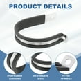thumbnail image 3 of Uxcell Cable Clamp, Stainless Steel Rubber Cushioned Insulated Pipe Clamps for Tube Hose Cable Installation 1-7/8 Inch, 3 of 7