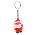 thumbnail image 3 of Keychain Christmas Themed Silicone Pendant Key Ring Christmas keychain Bag Decorative Attachment Alloy Keychain, Type 2, 3 of 9