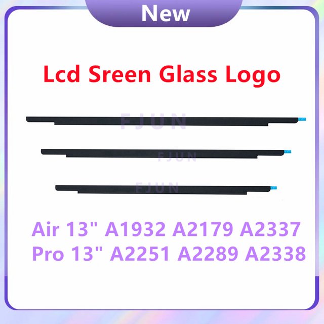 New Grey Silver LCD Screen Glass Trim Logo Bezel Front Cover for MacBook Pro Air A1932 A2179 A2251 A2289 A2337 A2338 A2337 Grey