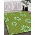 thumbnail image 2 of Ahgly Company Indoor Rectangle Patterned Hummingbird Green Area Rugs, 2' x 3', 2 of 6