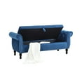 thumbnail image 2 of Multifunctional Ottoman | Used in Nursery, Playroom etc., for Resting and Storage | Soft Velvet with Nailhead Trim | Easy to Maintain and Assemble, 2 of 3
