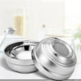 thumbnail image 2 of Set Of 10 Multipurpose Steel Rice Bowls Extra Thick Wall Front Ideal For Daily Meals Parties, 2 of 12