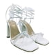 thumbnail image 1 of Zapatillas Sandalia De Tacón Dama De Tiras Con Lazo Tacón Cuadrado 8 cm, 1 of 5