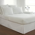 thumbnail image 2 of Fresh Ideas Bedding Tailored Bed Skirt, Classic 14” Drop Length, Pleated Styling, California King, White, 2 of 5