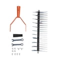 thumbnail image 2 of Thatch Rake, Dethatcher Rake Cushioned Grip Multifunctional Rugged Structure  for Reseeding, 2 of 7
