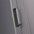 thumbnail image 2 of Spectrum Elite 36 in. x 96 in. Vinyl Accordion Folding Closet Door, Retractable Room Divider, Trim to Fit, Reversible, Satin Silver, 2 of 5