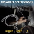 thumbnail image 2 of Sensor de velocidad de rueda ABS para Mercedes-Benz ML 500 Duradero No.A1635421918 Sensor de velocidad ABS delantero derecho, 2 of 6