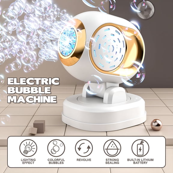 CYFW Bubble Machine Durable Bubble Blower Machine Automatic Bubble Machines for Parties Wedding Birthday Summer Outdoor Indoor Beach Christmas Favors