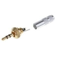 thumbnail image 3 of facefd 3.5mm Screw Lock Stereo Jack Male Plug Metal Audio Solder Adapter silver, 3 of 8