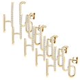 thumbnail image 1 of Aretes de Curva Curve03 5Pza Curva Oro Metal/Zirconia VenDepot, 1 of 1