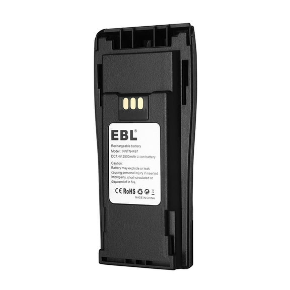 EBL 7.4V 2500mAh Replacement NNTN4497 Battery for Motorola CP200 CP200D EP450 Two Way Radio