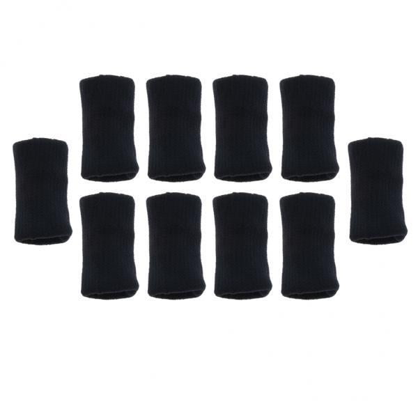Protector de Soporte de Mangas de férula Yuyangstore Elástico Deportivo 2x10 Piezas negro