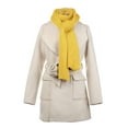 thumbnail image 5 of BUFANDA CHIC para Mujeres, Estilo Tejido, Forma Rectangular Larga, Bufanda Cálida de Invierno, Amarilla 180x30cm/71x12", 5 of 5