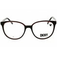 thumbnail image 2 of DKNY DK5059 001 Women's Black/Coral Laminate Acetate Eyeglasses, 2 of 5