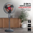 thumbnail image 3 of VENTILADOR CALEFACTOR TAURUS TROPICANO gris 16 pulgadas, 3 of 9