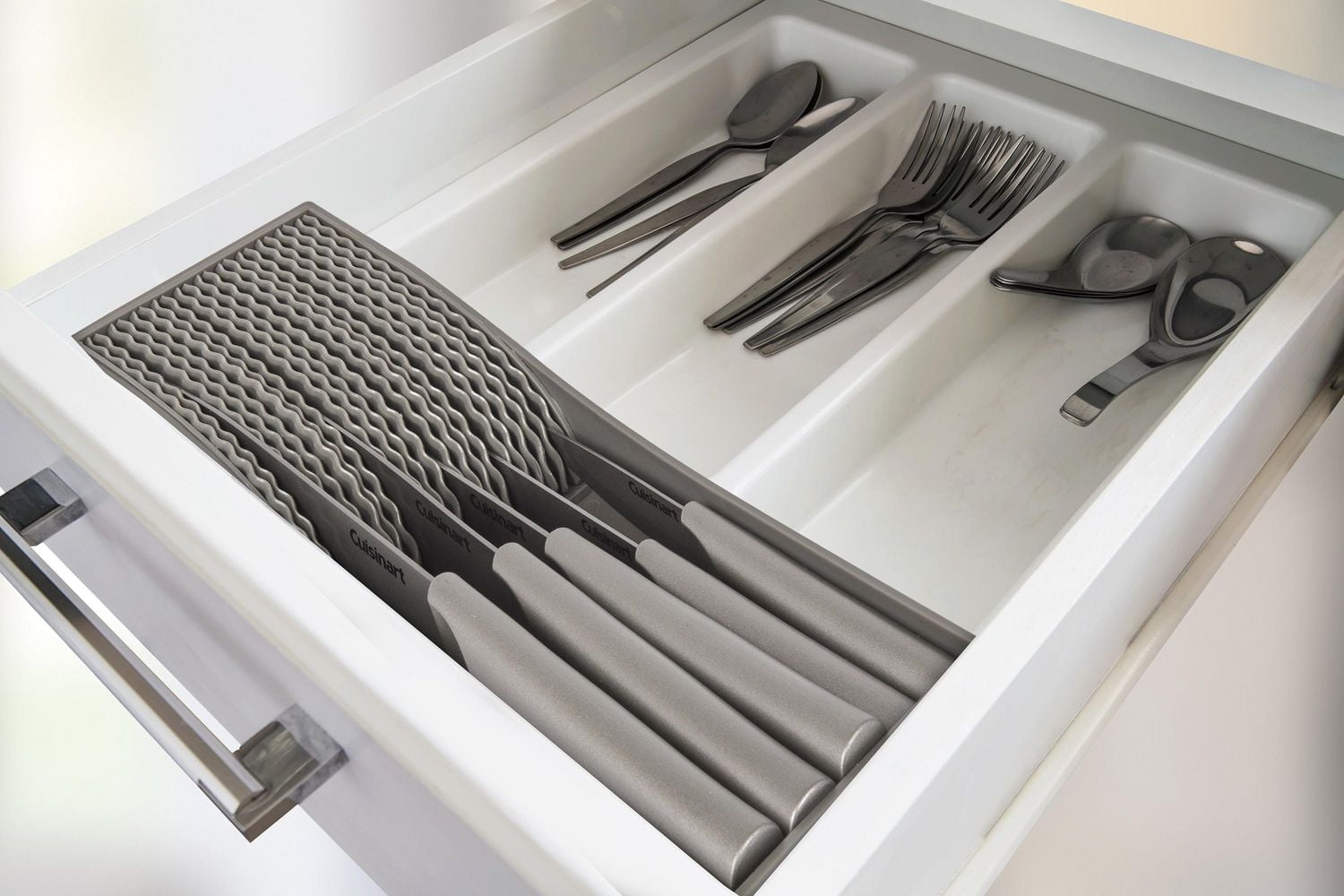 Cuisinart 6-Piece Knife Set with In-Drawer Knife Tray - SSC-6PC, Triple rivet stainless Steel