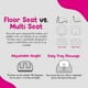 thumbnail image 5 of Bumbo Asiento elevador múltiple 3 en 1 para bebé con bandeja de alimentación, 6-36 meses, gris frío, 5 of 5