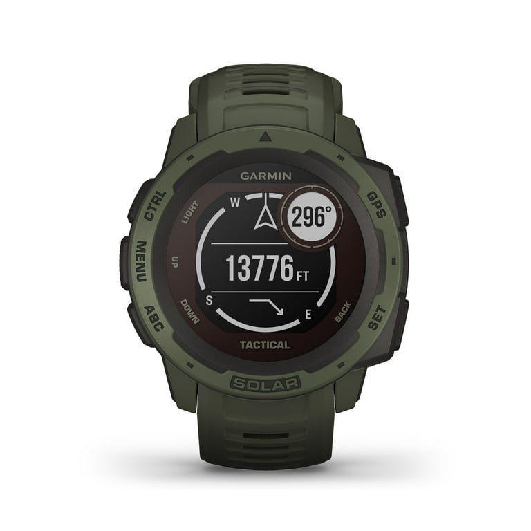 時計 GARMIN INSTINCT 2X moss Instinct Solar – Tactical, Moss: Rugged Military Standard GPS