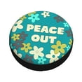 thumbnail image 3 of XMXY Flower Hippie Spare Tire Cover, Universal Waterproof Cover for Jeep RV Tire Wheel Protection, 16 inch, 3 of 8