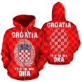 thumbnail image 3 of 2024 Nueva Croacia Hrvatska Heroe Sudadera con capucha con cremallera impresa en 3D para hombre Sudadera de gran tamaño Sudadera deportiva para mujer Ropa Y2k, 3 of 5