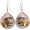 Art Moose, variant on Southwest Native Inspired Copper Teardrop Earrings, Tribal Diamond Arrowhead Design, Turquoise and Maroon, Lightweight Artisan Jewelry for Women (Arrowhead)