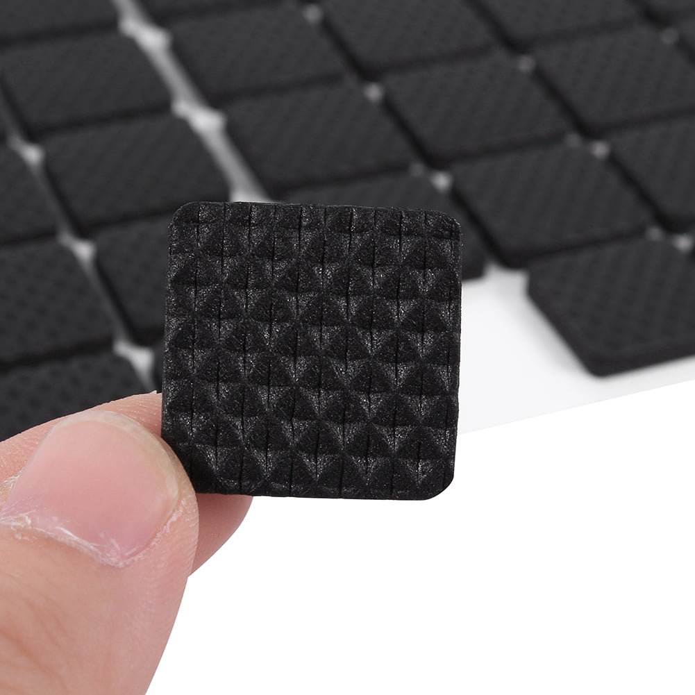 LYUMO Table rubber pads,48Pcs Black Nonslip Self Adhesive Floor