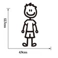 thumbnail image 4 of (set Of 10) Family Car Decals Stickers Bundleblack, 4 of 4