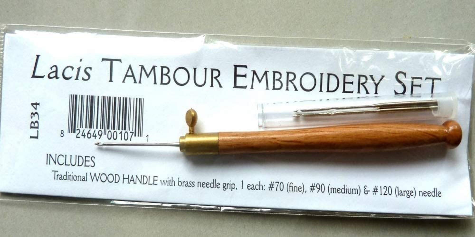 Lacis LB34 Tambour Needle Set Set of 3 