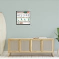 thumbnail image 2 of Stupell Industries Welcome to Lake Striped Boat Oars Graphic Art Black Framed Art Print Wall Art, Design by Elizabeth Tyndall, 2 of 7