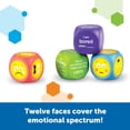 thumbnail image 4 of Juego de 4 recursos de aprendizaje con cubos de emojis de espuma para niños a partir de 3 años, 4 of 6