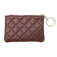 thumbnail image 4 of Unique Bargains 1 Pc Coin Purse Wallet Argyle Coin Purse Pouch Coffee Color, 4 of 5