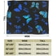 thumbnail image 3 of LHSHID Blue Butterfly Soft Warm Throw Blanket Lightweight Flannel Fleece Bed Blanket Gift for Girls Boys Men Women Chair Couch, 3 of 7