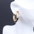 thumbnail image 6 of Minimalist Huggie Ear Cuffs Earrings Non Piercing - Clip on Cartilage Wrap Tubular Open Hoop Fake Earrings - Dainty Statement Earring Pair Trendy Jewelry Gift for Women Men, 6 of 16