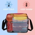 thumbnail image 3 of Tirrinia Insulated Lunch Bag for Women Men, Leakproof Thermal Reusable Lunch Box for Adult, Kids, Student, Lunch Cooler Tote for Office Work, School, Medium, Red, 3 of 8