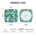 thumbnail image 6 of Lsque Hawaii Palms Printed Square Couch Cushion Covers, Floral Sofa Cushion Covers Replacement, Stretch Couch Covers for Couch-16.9in, 6 of 9